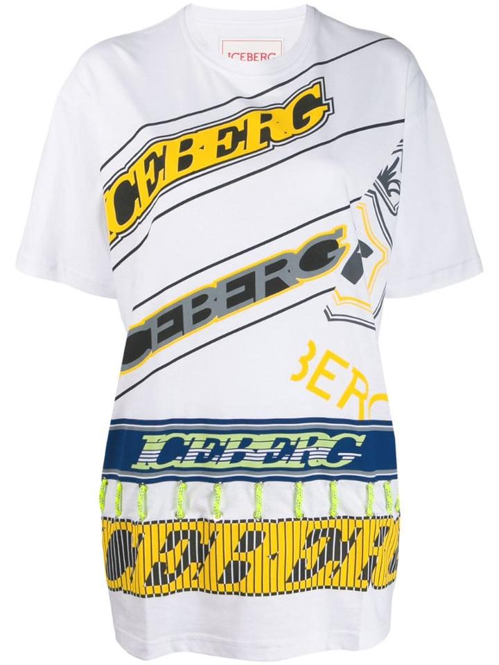 Iceberg Printed Logos T-shirt - White