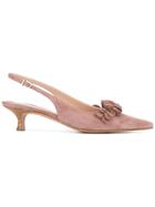 Unützer Slingback Pumps - Pink & Purple