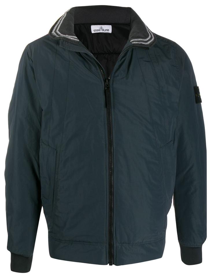 Stone Island Zipped-up Bomber Jacket - Grey