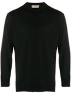 Maison Flaneur Crew Neck Sweater - Black
