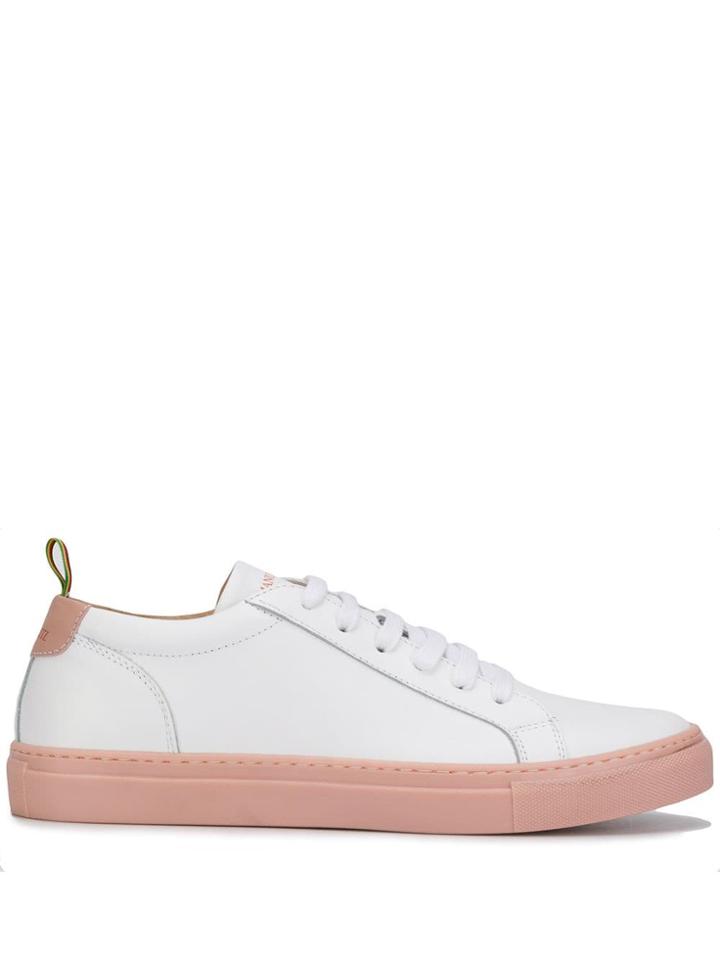 Manuel Ritz Contrast Sole Sneakers - White