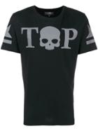 Hydrogen Top Skull Logo T-shirt - Black