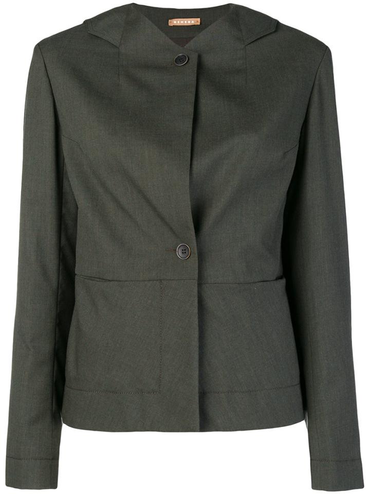 Nehera Rear Flap Tailored Jacket - Green