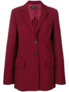 Joseph Classic Fitted Blazer - Red