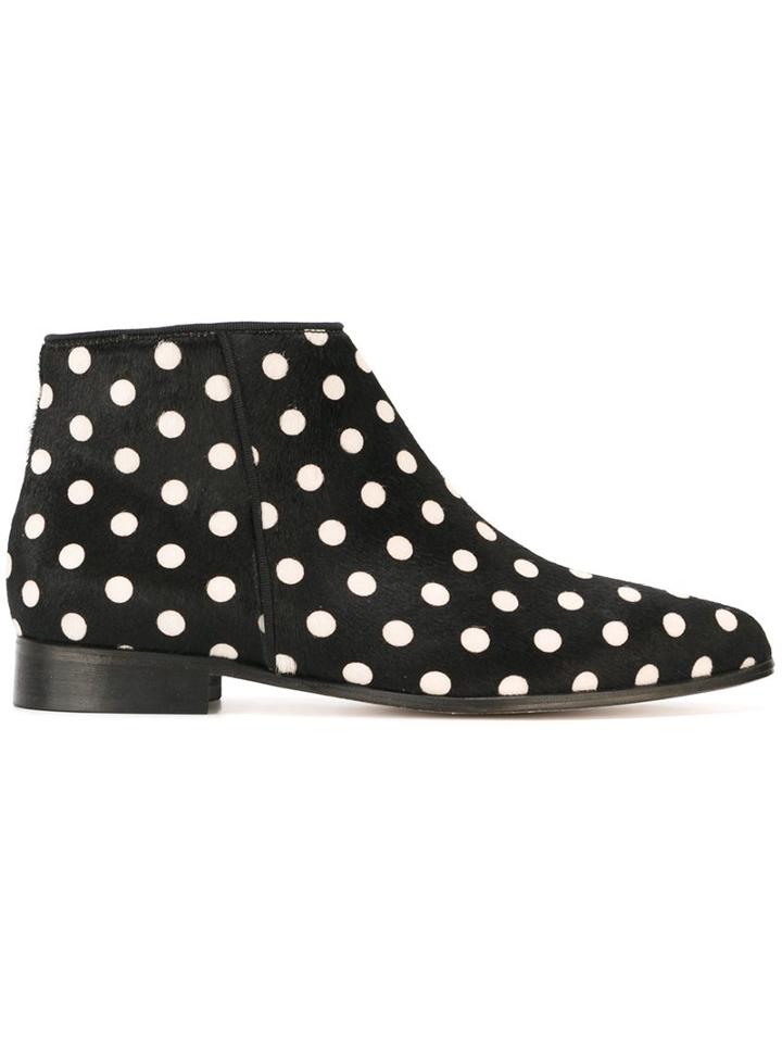 Anna Baiguera Polka Dot Ankle Boots