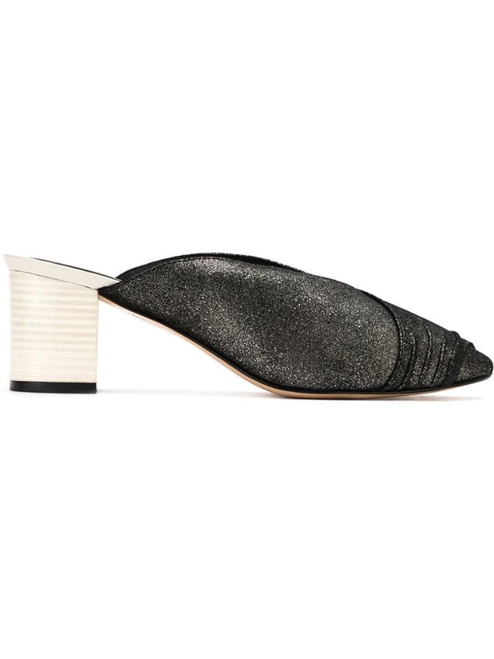 Lilly Sarti Glitter Mules - Unavailable