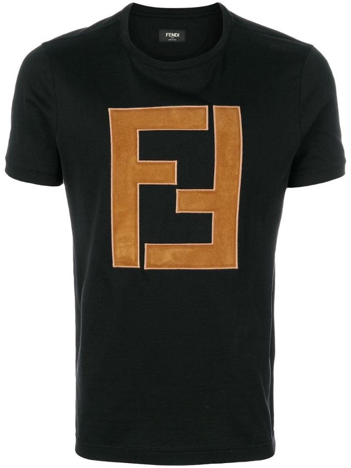 Fendi Ff Logo T-shirt - F0qa1 Black