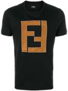 Fendi Ff Logo T-shirt - F0qa1 Black