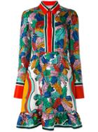 Emilio Pucci - Leaf Print Dress - Women - Silk - 42, Silk