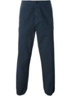 Aspesi Casual Trousers, Men's, Size: 52, Blue, Cotton/linen/flax