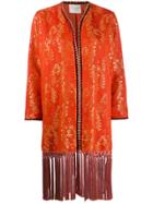 Forte Forte Fringe Kimono Jacket - Orange