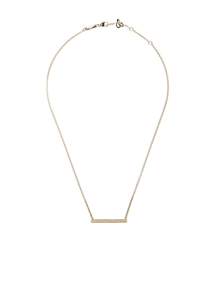Chopard 18kt Yellow Gold Ice Cube Pure Diamond Necklace - Fairmined