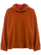 Uma Raquel Davidowicz Chaska Fleece Sweatshirt - Brown
