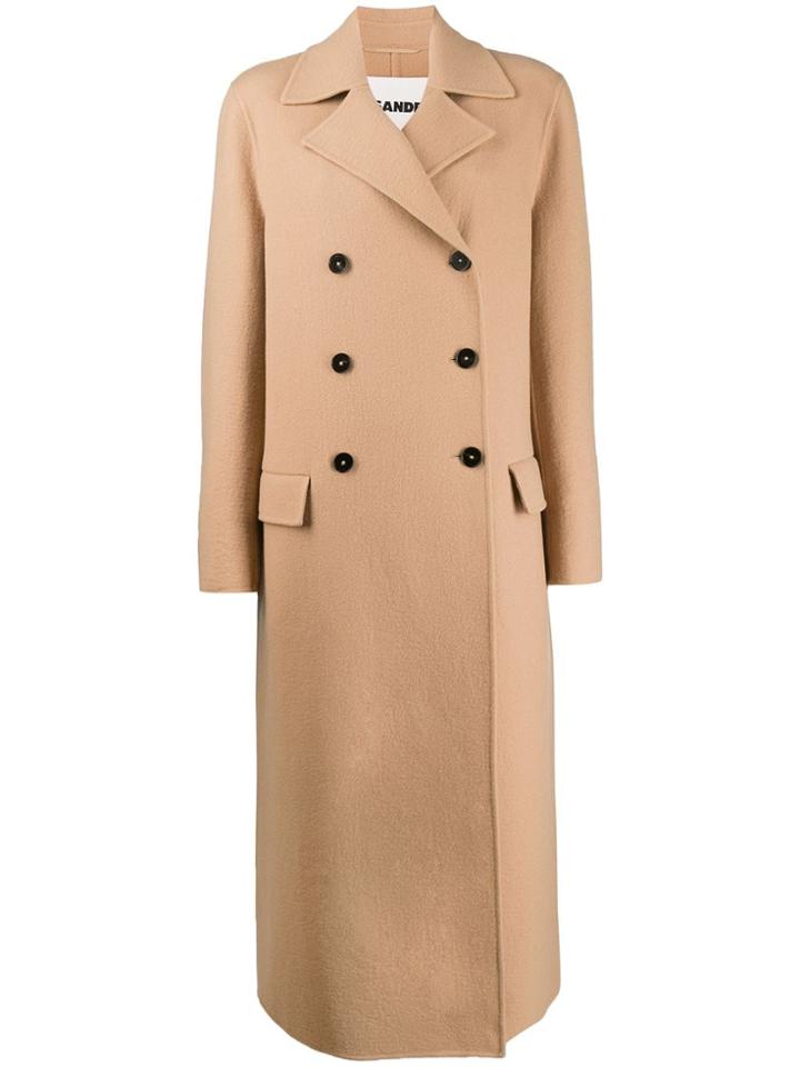 Jil Sander Double-breasted Coat - Neutrals