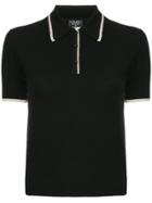 Chanel Vintage Cashmere Polo Shirt - Black