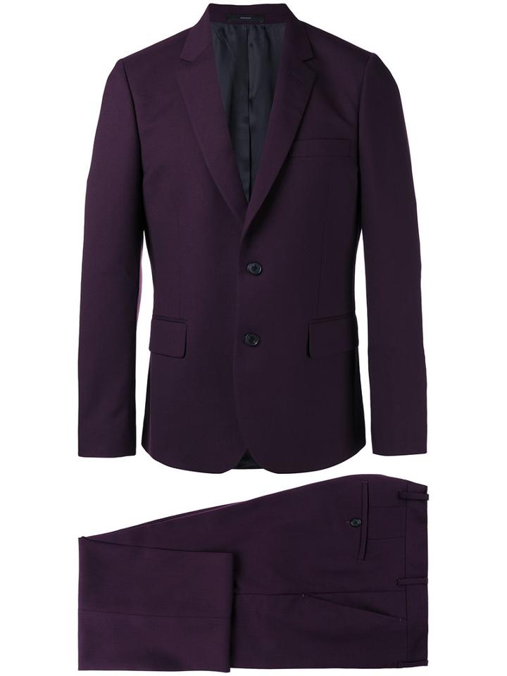 Paul Smith Two-piece Suit, Men's, Size: 40, Pink/purple, Viscose/wool