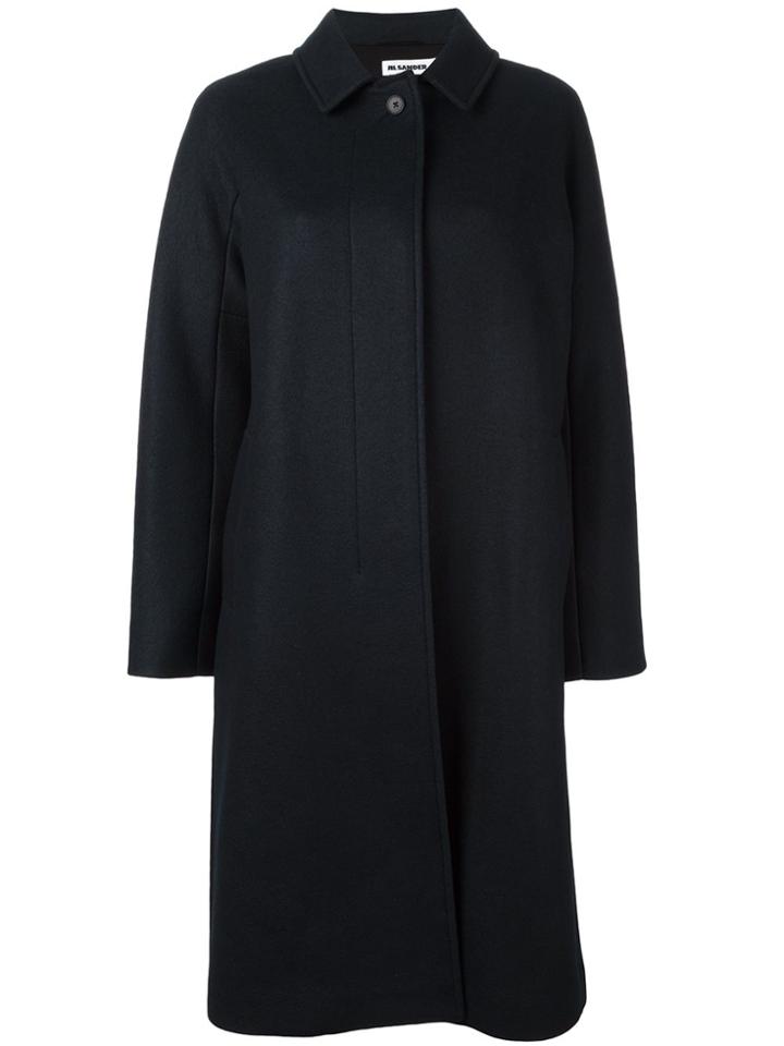 Jil Sander 'burgau' Coat - Blue