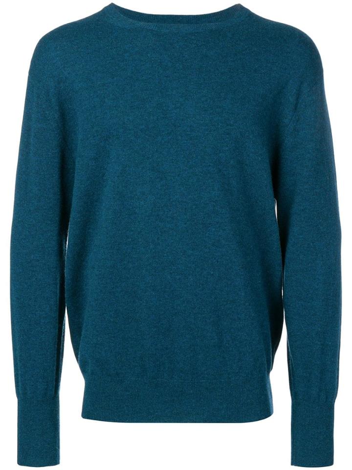 N.peal The Oxford Jumper - Blue