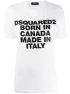Dsquared2 Born In Canada T-shirt - White