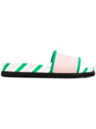Thom Browne 4-bar Repp Stripe Slide - Pink