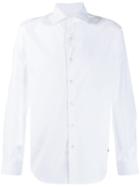 Fay Plain Button Shirt - White