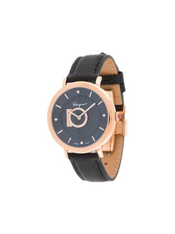 Salvatore Ferragamo Watches Minuetto Watch - Black