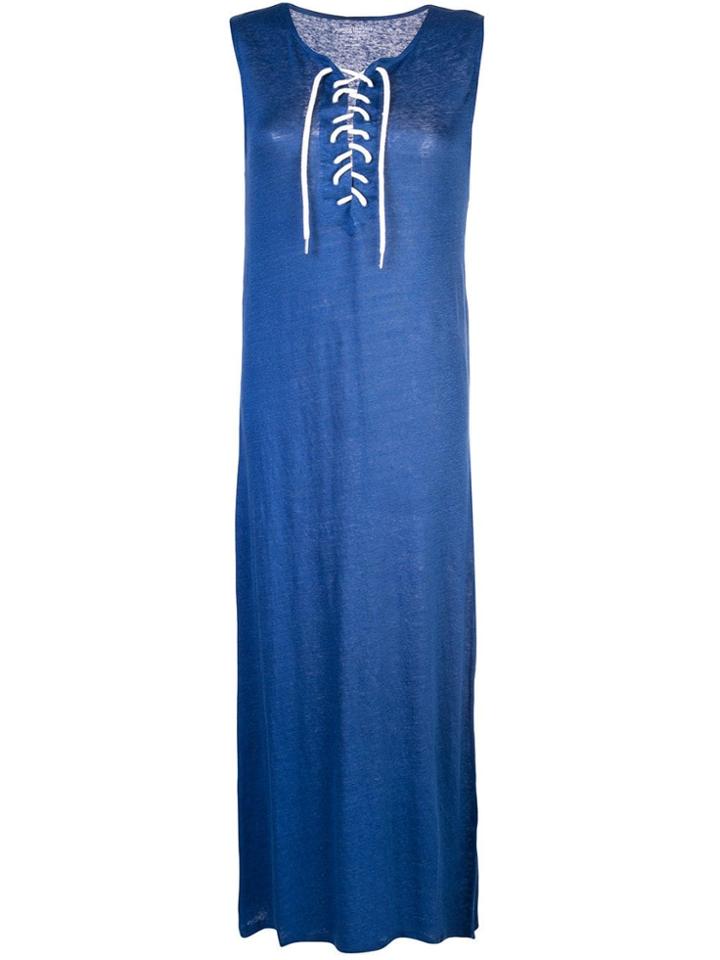 Majestic Filatures Sleeveless Shift Dress - Blue