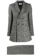 Red Valentino Herringbone Fitted Jacket - White