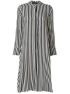 Federica Tosi Striped Midi Dress - Black