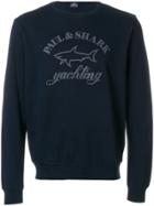 Paul & Shark Logo Long-sleeve Sweatshirt - Black