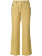 Dolce & Gabbana Pre-owned Bootcut Cropped Trousers - Neutrals