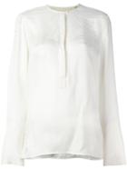 Equipment Kenley Shirt, Women's, Size: Medium, White, Silk