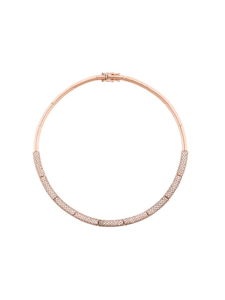 Maha Lozi Killing Me Softly Choker Necklace - Metallic