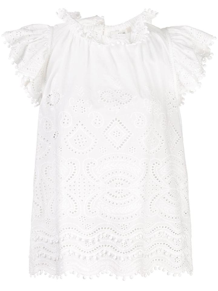 Sea Naomie Eyelet Blouse - White