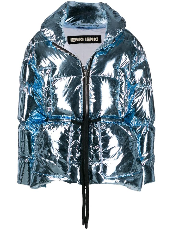 Ienki Ienki Mishko Oversized Padded Coat - Blue