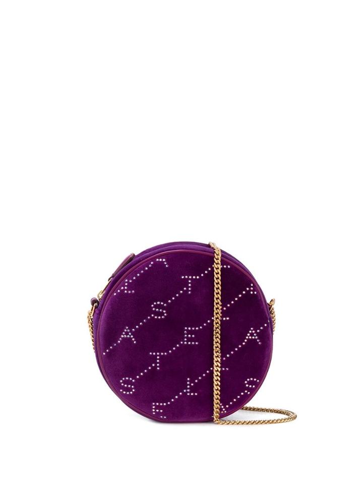 Stella Mccartney Quilted Logo Bag - Purple