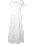 Saint Laurent Boheme Dress, Women's, Size: 38, White, Cotton