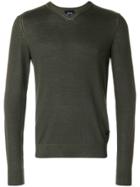 T By Alexander Wang Striped Pullover - Grey