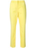 Weekend Max Mara Cropped Trousers - Yellow & Orange