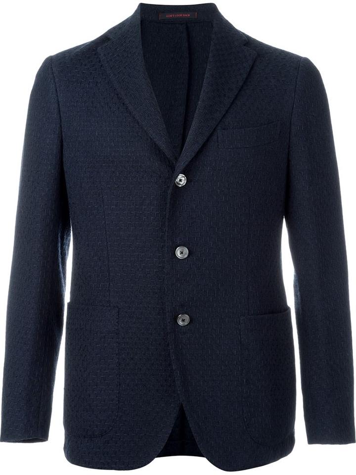 The Gigi Degas Blazer, Men's, Size: 54, Blue, Cotton/polyamide/cupro