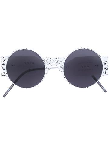 So. Ya Round Frame Sunglasses - White