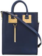 Sophie Hulme Albion Tote, Women's, Blue, Calf Leather