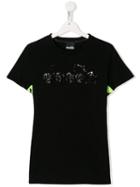 Diadora Junior Teen Sequin Embellished T-shirt - Black