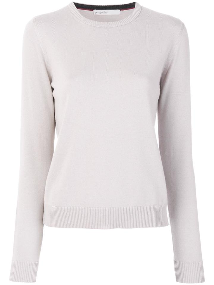 Gentry Portofino Crew-neck Jumper - Nude & Neutrals