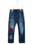 Diesel Kids Varsity Patch Jeans, Boy's, Size: 10 Yrs, Blue