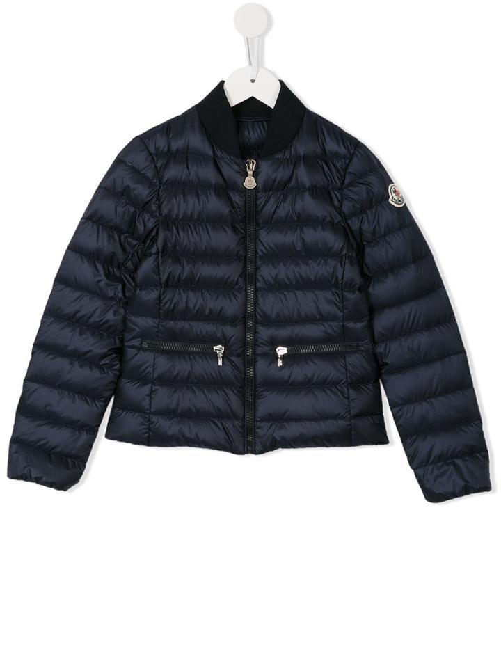 Moncler Kids Padded Coat, Toddler Girl's, Size: 5 Yrs, Blue