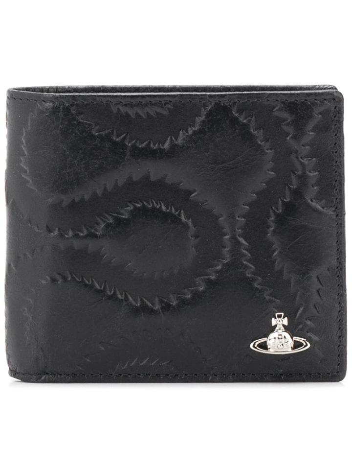 Vivienne Westwood Embossed Bifold Wallet - Black