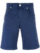 Jacob Cohen Classic Chino Shorts, Men's, Size: 31, Blue, Cotton/spandex/elastane