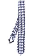Valentino Optical Logo Tie - Blue