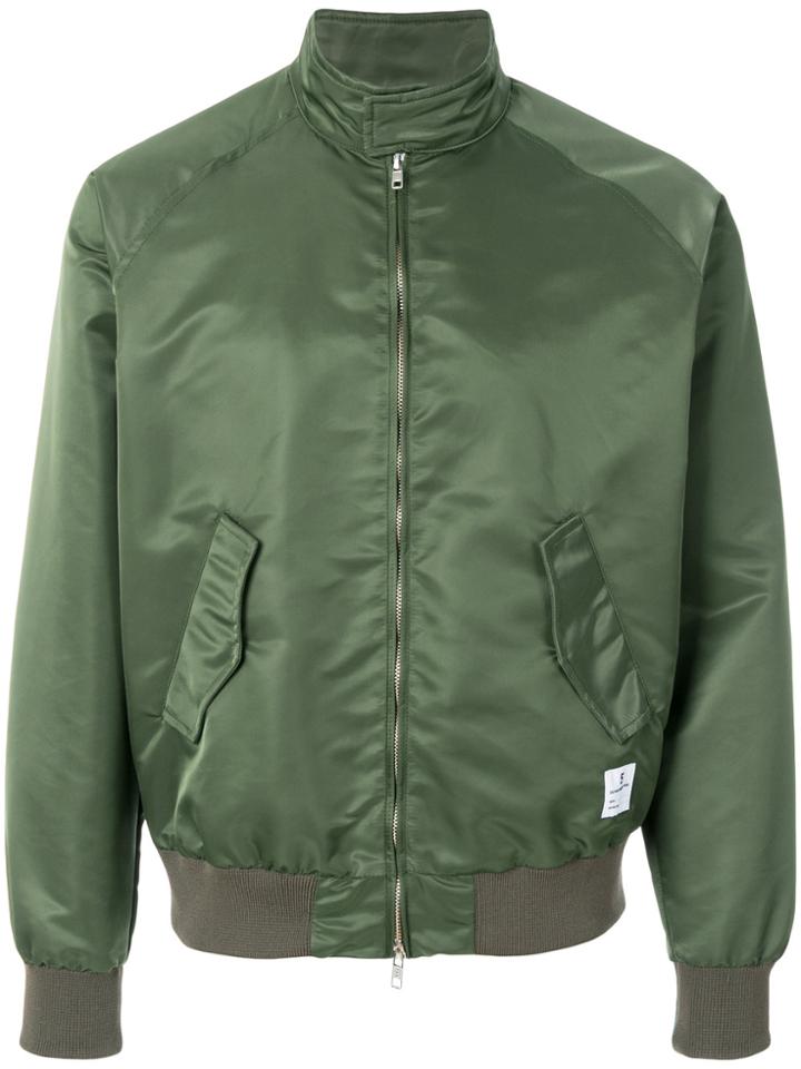 Department 5 Zipped Bomber Jacket - Green